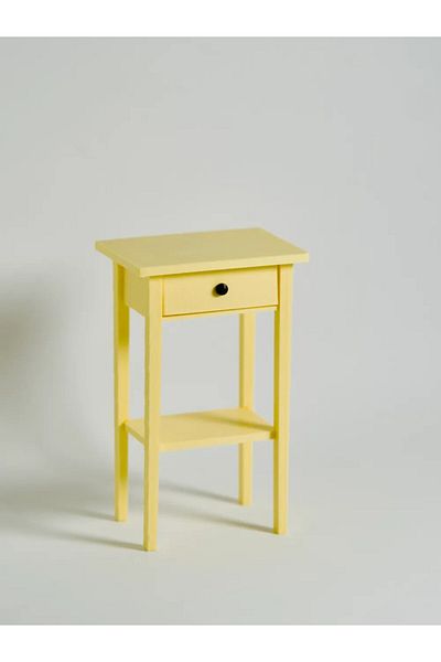 CharmFancy 1/12 Scale Coffee Table with Drawer Miniature Diorama Ware Accessory