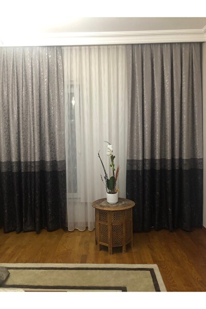 Brillant GRİ ANTRASİT SİYAH TONLARINDA FON PERDE