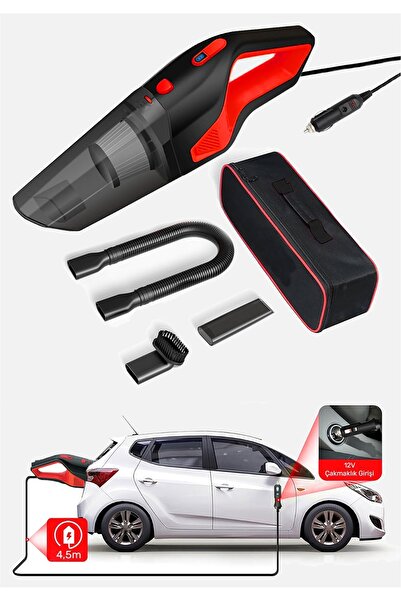 Magnotto Araç Süpürge Araç İçi Süpürge Mini Elektrikli Oto Araba Süpürgesi 12...