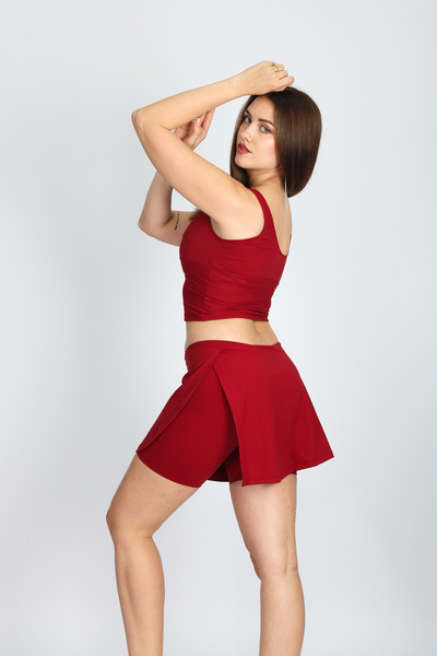 yessir Tankini Bikini Swimsuit Suit with Shorts