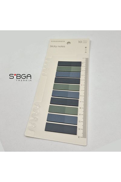 sibga tasarım Transparent Color. Book Marker Bookmark Sticker Note Paper 200 Sheets