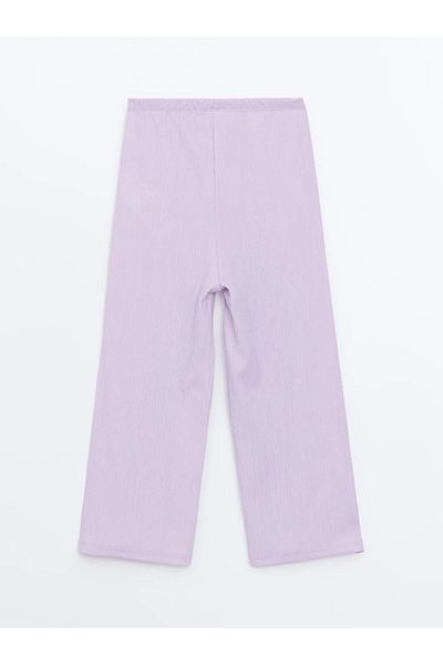 LC Waikiki Lcw Eco Lilac Elastic Waist Girl's Trousers