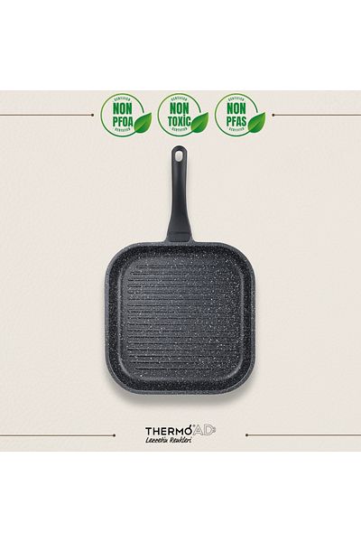 ThermoAD |   3 Piece Pan Set |   Grill Pan |   Wok Pan |   Frying Pan