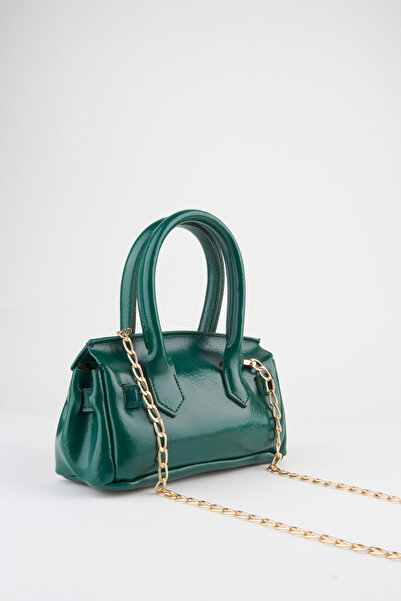 Vivaq Women's Case Green Charm Gift Design Flip Lock Closure Hand Arm and Shoulder Bag