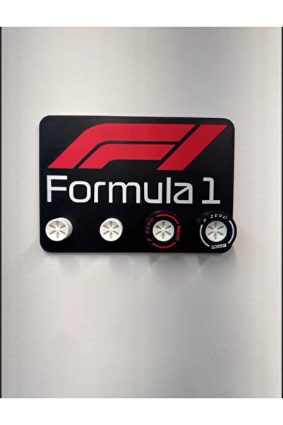 ABAS F1 Key Holder – Hız ve Tarzı Duvarınızda Buluşturun!