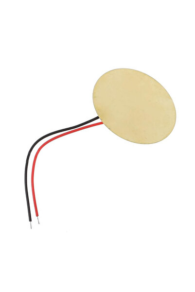 Alkatronik 27mm Piezo Disk 5cm Kablolu Ses Üretici Oyuncak Alarm Acil Tehlike Uyarı Kapı Zil Oyun Kısa Devre Bu