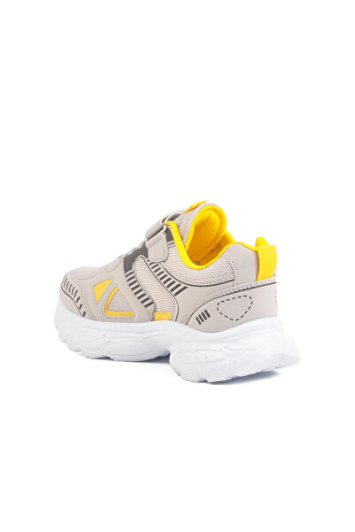 Aspor Παιδικά αθλητικά παπούτσια Unisex Ice Yellow Velcro Mesh