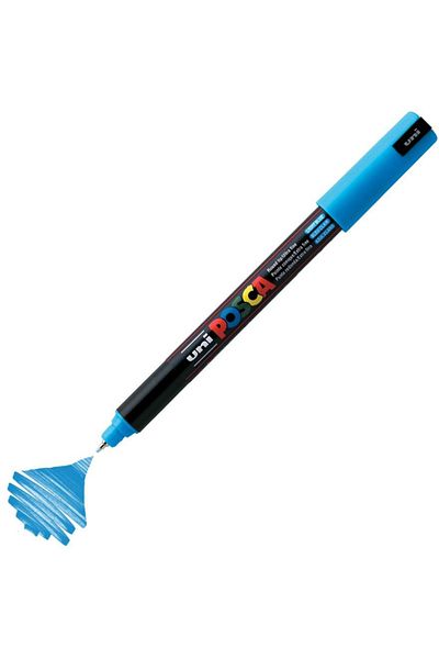 UNİ-BALL Poster Marker Posca Pc-1Mr 07 Light Blue 6 Pack