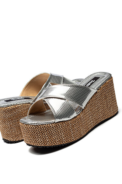 Dedos Women's Straw Sole High Platform Heeled Eva Slippers 2305