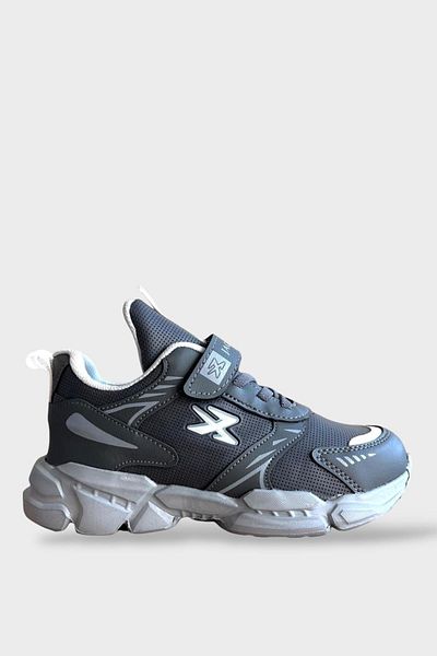 Liger Pantofi sport copii din dantela cu velcro (31-35) Afumat
