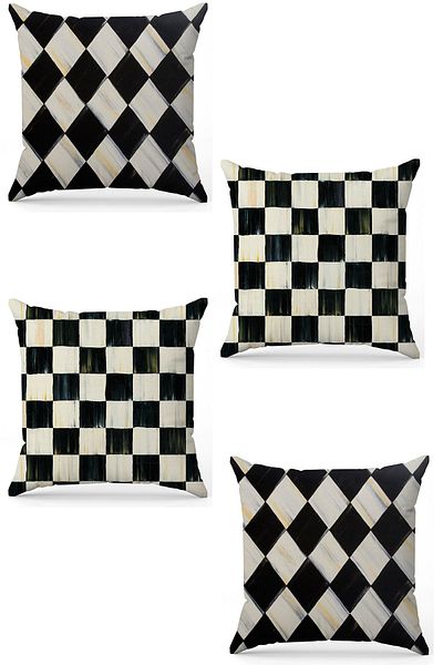 stellahomes Zel Design Double Sided Digital Printing 4-Piece Throw Pillow Cover
