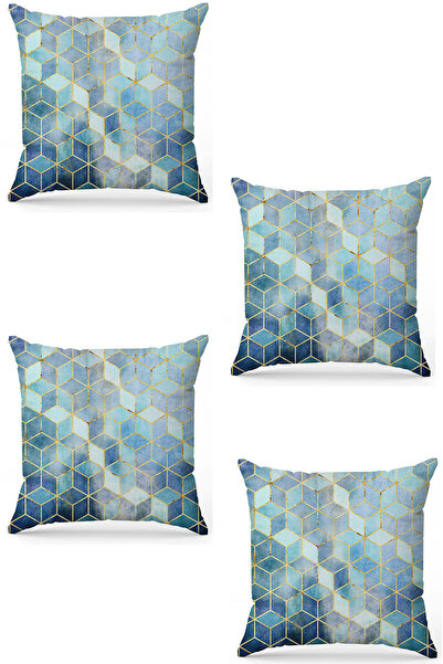stellahomes Zel Design Double Sided Digital Printing 4-Piece Throw Pillow Cover