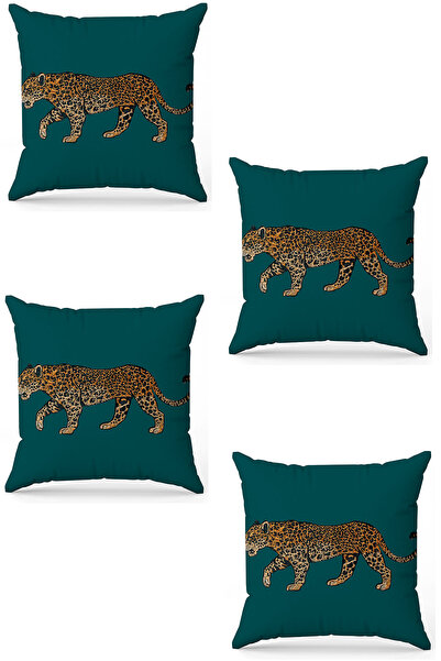 stellahomes Zel Design Double Sided Digital Printing 4-Piece Throw Pillow Cover