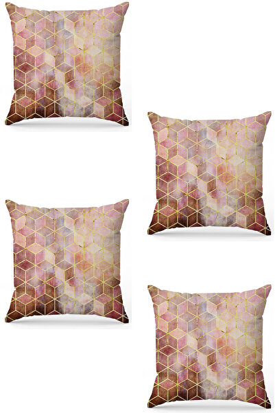 stellahomes Zel Design Double Sided Digital Printing 4-Piece Throw Pillow Cover