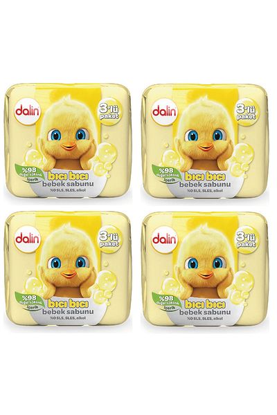 Dalin Classic Solid Baby Soap 12 X 75 Gr