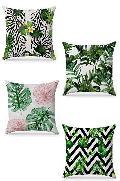stellahomes Zel Design Double Sided Digital Printing 4-Piece Throw Pillow Cover
