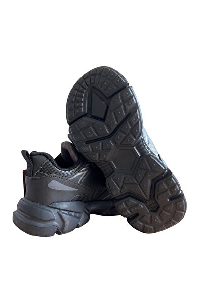 Liger Velcro Lace Kids Sports Shoes (31-35) BLACK