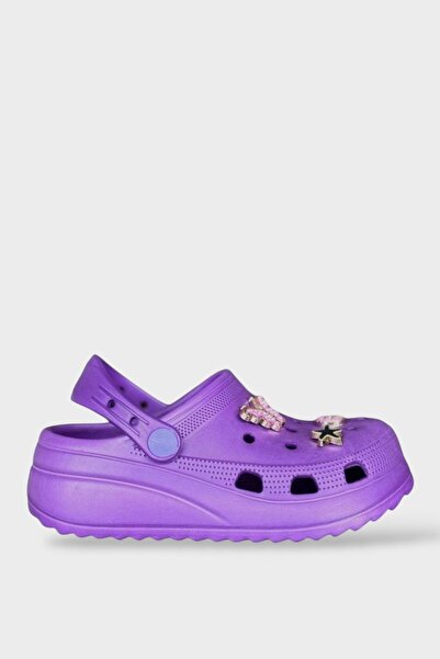 Liger Kız Çocuk Yüksek Taban Taşlı Sandalet MOR