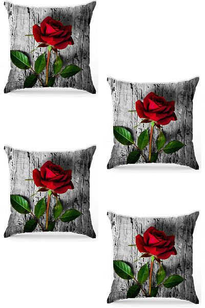stellahomes Zel Design Double Sided Digital Printing 4-Piece Throw Pillow Cover