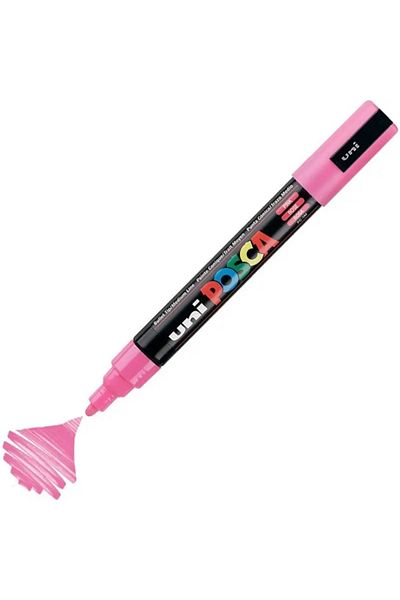 UNİ-BALL Poster Marker Posca Pc-5M 1.8-2.5 Light Pink 6 Pack
