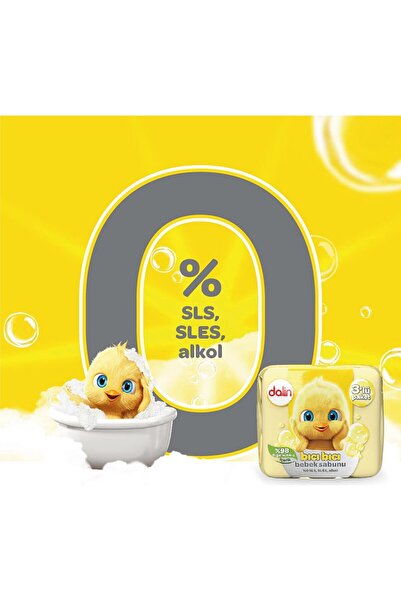 Dalin Klasik Katı Bebek Sabun 9 X 75 Gr
