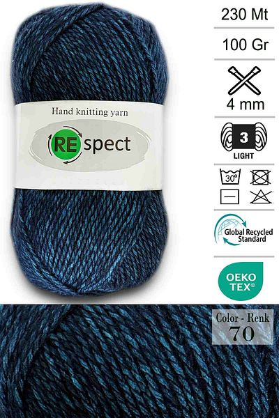 Respect 100gr-230mt Μαλακό Ακρυλικό Μαλλί- Baby Yarn- 70