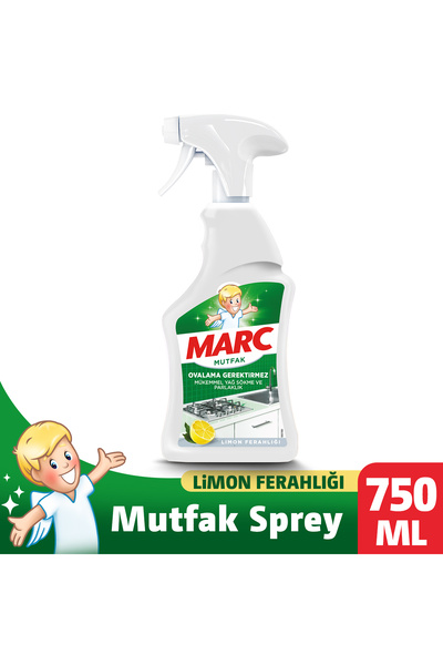 Marc Mutfak Yüzey Temizleyici, Yağ Ve Kir Çözücü Sprey 750 ml