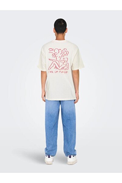 Only & Sons Onsmilo sketch rlx coast ss tee