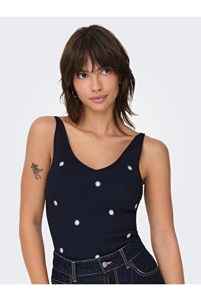 ONLY Jdynanna S/L Embroidery Top Knt