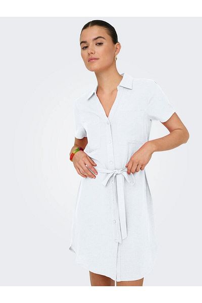 ONLY Linen Shirt Girdle, S/S Shirt, Dress