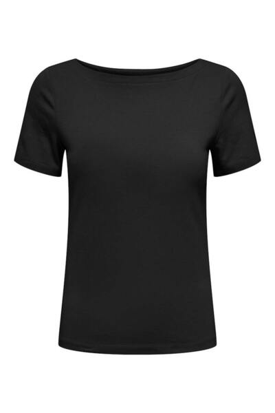 ONLY ONLLIVE LOVE LIFE S/S BOATNECK TOP JRS