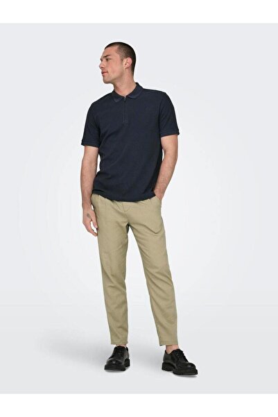 Only & Sons Onsleo crop linen mix 0048 pant