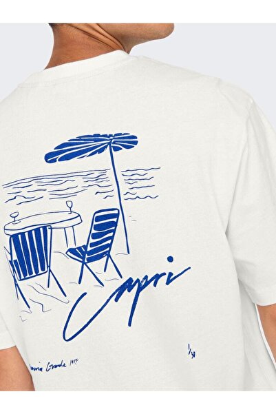 Only & Sons Onsmilo sketch rlx coast ss tee