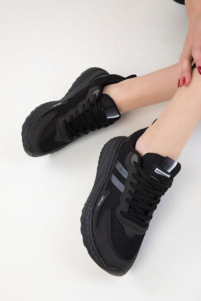 SOHO Black -Black Unisex Sneaker 20601