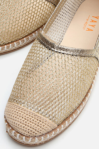 Yaya by Hotiç Gold Kadın Espadril 01AYY306120A540
