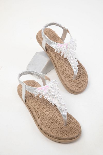 SOHO Silver Women's Sandals 20594