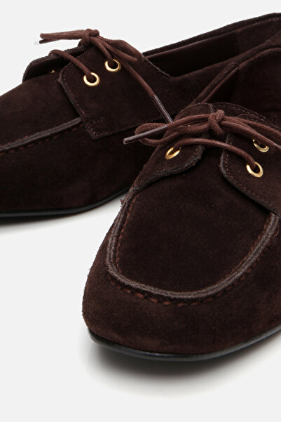 Yaya by Hotiç Braune Damen-Oxford-Schuhe 01AYY 311170 A480