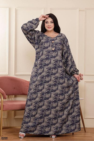 Generies Viscose jalabiya made of light and comfortable viscose fabric. Special sizes from 80 to 135 kg.