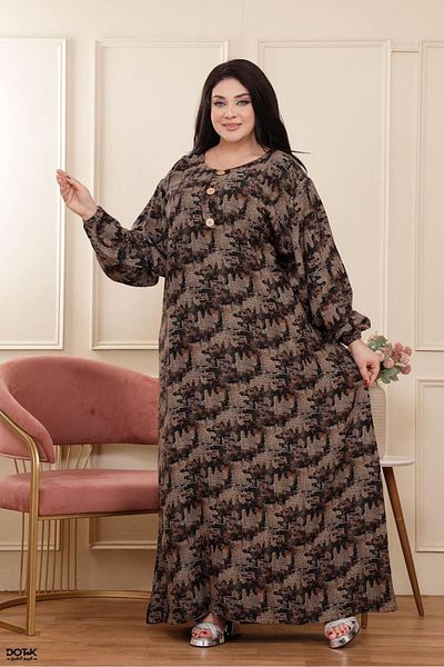 Generies Viscose jalabiya made of light and comfortable viscose fabric. Special sizes from 80 to 135 kg.