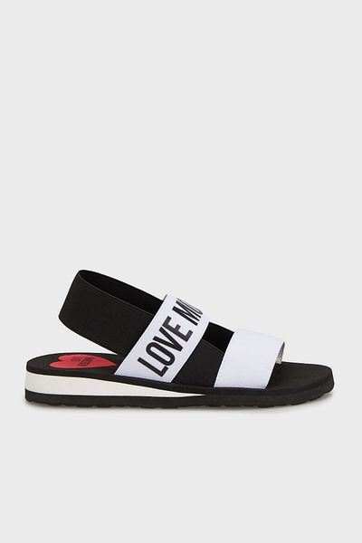 Love Moschino Logo Double Band Sandals Sandals Ja16033G0Mjn410A