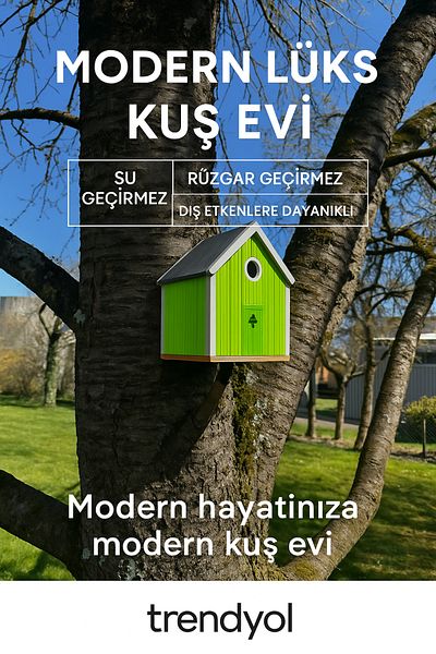 Bofen Modern Luxury Birdhouse |   Waterproof and Windproof Birdhouse