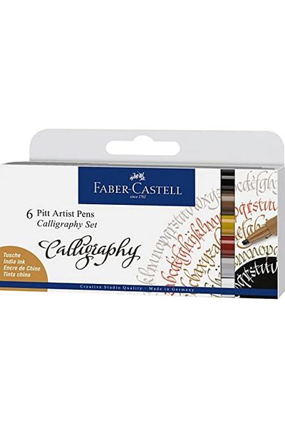 STOREMAX Ntwork Pitt Drawing Pen Calligraphy Set 6 Pieces Art 1087243