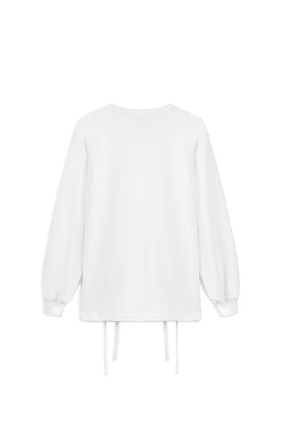 praye Sweat White with Side Laces