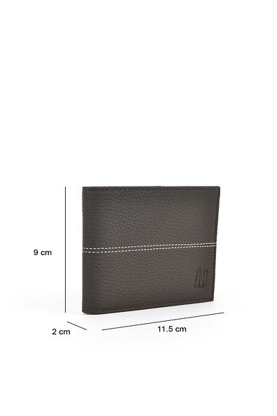 Ziya , Men's Genuine Leather Wallet 1519841 Zy06 Coffee