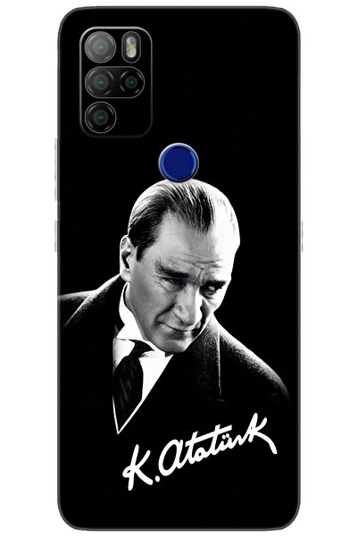 omix X500 Uyumlu Kılıf Desen Baskılı Silikon Mustafa Kemal Atatürk STK:390 CP...