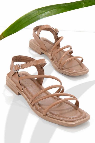 Bambi Tan Women's Sandals K05652071409