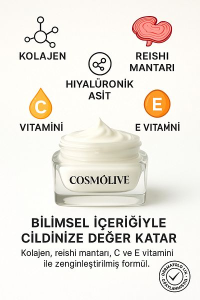 Cosmolive Moisturizing Face under Eye Cream - Night Oil Water Based, Dry and Anti-Aging and Wrinkle