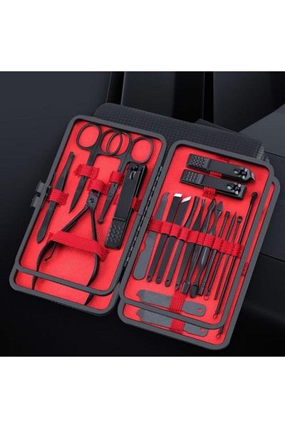 STOREMAX Mu-Artshop 18 Piece Bag Type Manicure Pedicure Nail Care Set Tnca 871301