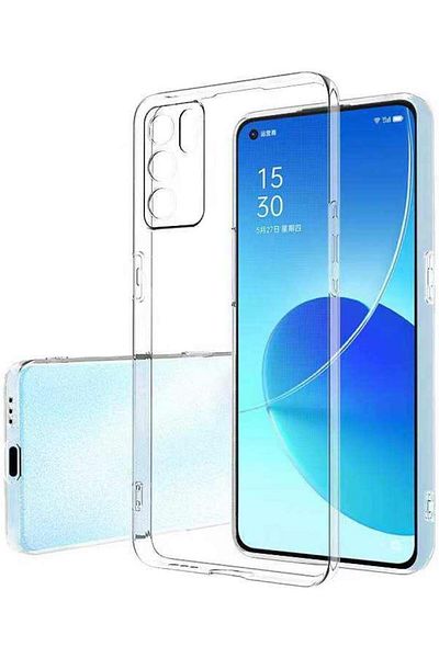 STOREMAX غطاء حماية للكاميرا من nffashopm متوافق مع هاتف اوبو رينو 6، جراب شفاف من السيليكون الفائق st