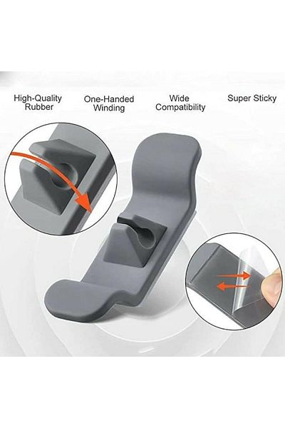 STOREMAX Bystoreby Home 6 Pieces Adhesive Airfrey Toaster and Cable for Small Kitchen Appliances D